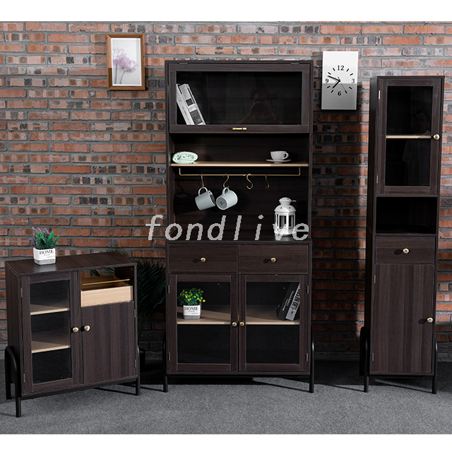 Tall Wood Sideboard Buffet Storage from China manufacturer Fujian Fondlive Houseware